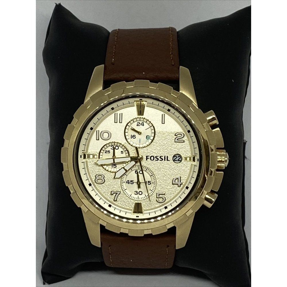 Fossil Dean FS4867 Men's Brown Leather Analog Dial